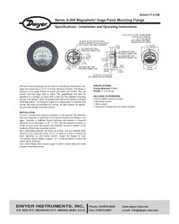 Thumbnail of document Manual - A-286 Gage Panel Mounting Flange